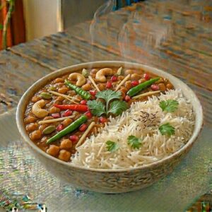 Chole with Rice
