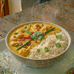 Kadhi with Rice
