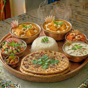 Paneer special thali