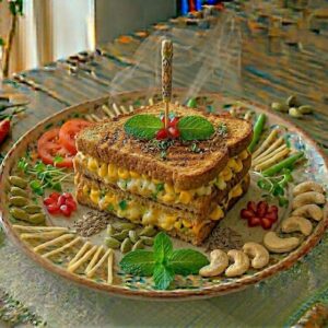 Corn grilled sandwich [2 pieces]